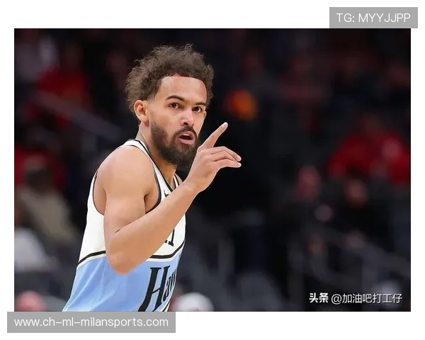 NBA老鹰特雷杨绝命三分稳稳命中：崛起的超级巨星